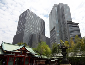 日枝神社の外観